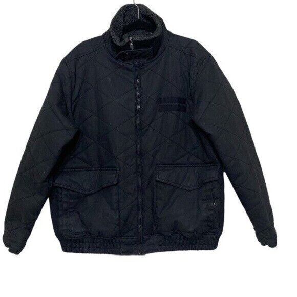 Steve Madden mens jacket coat bomber quilted zip in size 2XL/ TG - Picture 12 of 12